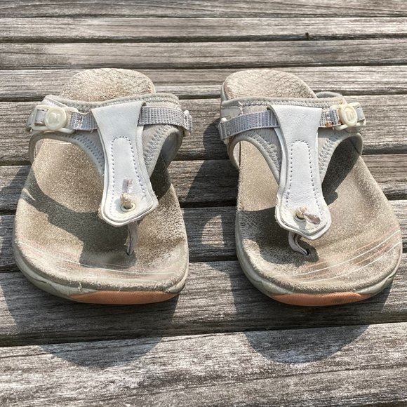 Merrell Womens White Sandals/Slides - Size 7M - Picture 3 of 13